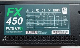 Zdroj 450W EVOLVEO FX450