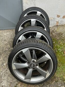 Alu kola R18 5x112 Audi + zimní pneu 225/40/18