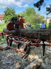 Mobilni katr pojizdna pila pořez dreva pořez kulatiny