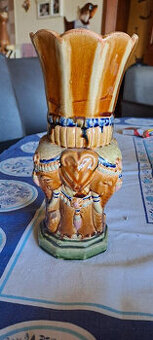 Keramická váza se slony Nová cena 190,- Kč