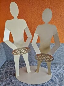 Plechové sochy životní velikost - dárek, rekvizita, kulisa