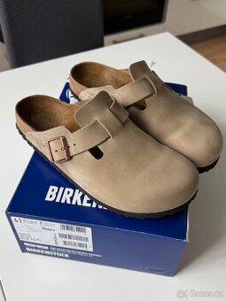 Birkenstock Boston Oiled Leather — Tobacco Brown