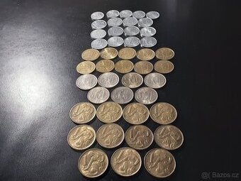 Mince Československo 80.léta +ČSFR-sbírka