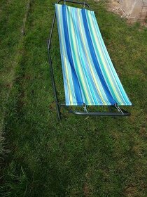 NOVÁ Zahradní postel s kovovým rámem JMS-150 - VÝPRODEJ -