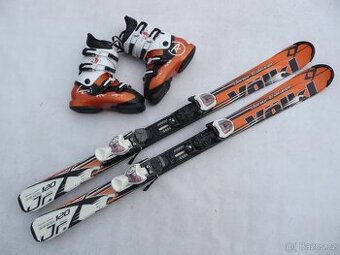291. Lyže VOLKL - 120 cm + boty ROSSIGNOL 37 eu - set