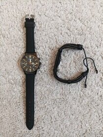 Pánské hodinky s náramkem, set, nový