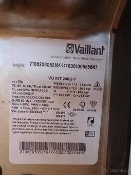 Plynový kotol  Valliant.