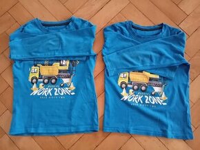 Trička pro dvojčata- kluky, 6-7 let