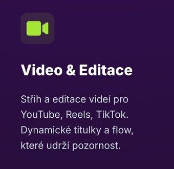 Kvalitní STŘIH VIDEA a EDIT | YouTube, Reels, TikTok 🎬