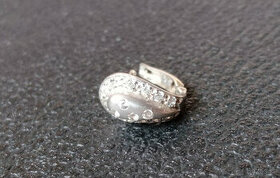 náušnice stříbro, jen jedna