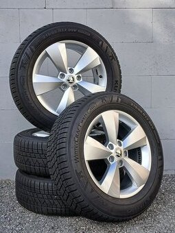Zimní orig alu kola Škoda Kodiaq 215/65/17 vzorek 7,5mm