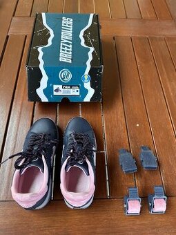 blikající, kolečkové boty Breezyrollers