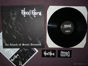 prodám LP BLOODSTORM/MORIA-Split 1999 Hellflame p. LTD 500