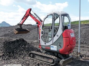 Minibagr, sklápěcí vozík, zemní a výkopové práce