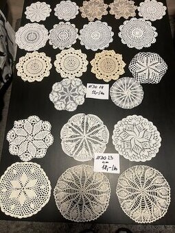 Háčkované dečky- různé