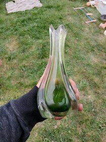 Váza hutní sklo - 1