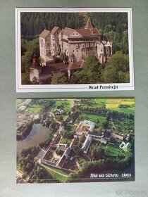 Letecké pohlednice 1996 až 2000 – Hrady a zámky, Morava - 1