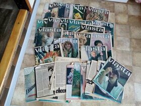 Časopis Vlasta - 1990 - 24 čísel + nekompletní