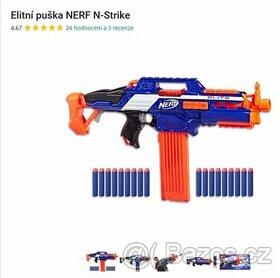 Elitní puška NERF N-Strike - jako nová