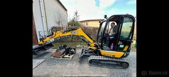 Pásové rypadlo - bagr JCB 8026 2,5T vhodné na vozík za auto