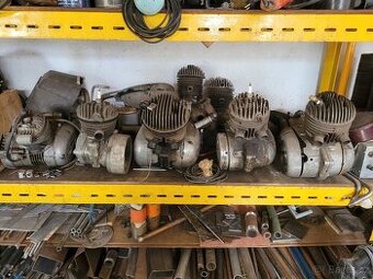 ČZ 150, ČZ 125, Manet 90, Simson 50.