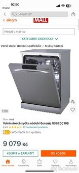 Myčka nádobí Gorenje