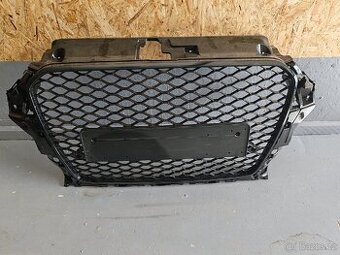 Přední maska, Audi A3 III, 8V, Black-Glossy