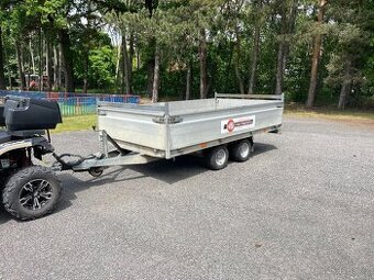 Brždeny přívěs HAPERT 2000 kg, vysoké bočnice, nová stk