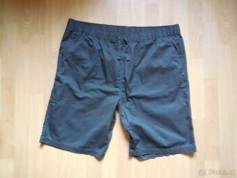 pánské Reward tm.šedé kraťasy guma plátno 64/3XL p.112-124cm