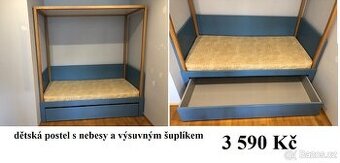 prodám dětskou postel s nebesy
