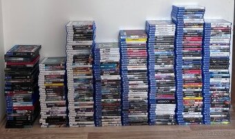 Hry na PS4 a PS5 od 150-400kč i další od 500