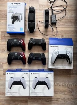 Ovladače Dualsense PS5 nové i použité a ps4 DualShock 4 V2 - 1
