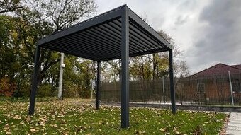 Bioklimatická pergola s motorem - 4,06 x 3,5 m