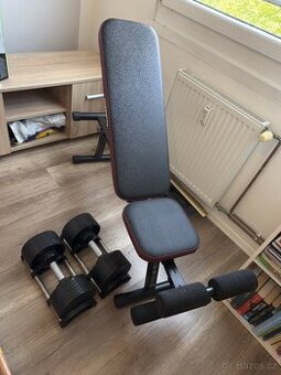 Lavice a nastavitelné činky