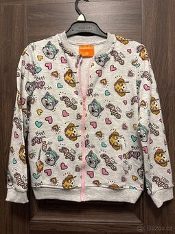 Dívčí mikina Tlapková patrola vel. 128
