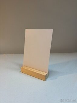 Dřevěné stojánky velké - 30 ks (papír A5)