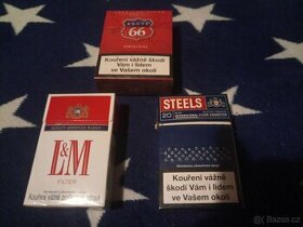 Krabičky od cigaret - STAV 95%+