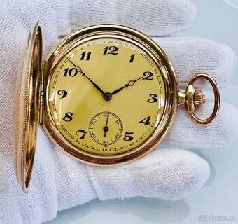 PÁNSKÉ ART DECO KAPESNÍ HODINKY - 84 GRAMŮ - FUNKČNÍ