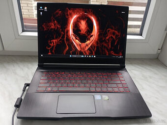 MSI gf63 8rc-Herní core i7(12xjádro)Full HD-16g ddr4-hdd+ssd