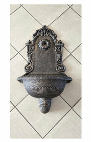 Litinové zahradní umyvadlo - výlevka závěsná - 1