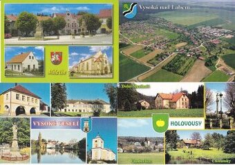 pohlednice, pohledy - znaky měst