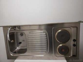 vybavení kuchyňky vařič dřez, vod.baterie, 120cm