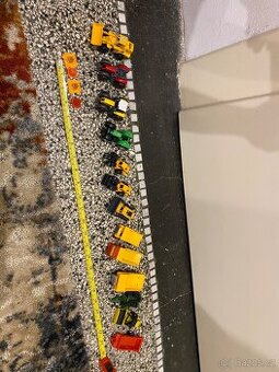 Autíčka angličáky, přívěsy, stavební stroje, zn.Siku a jiné