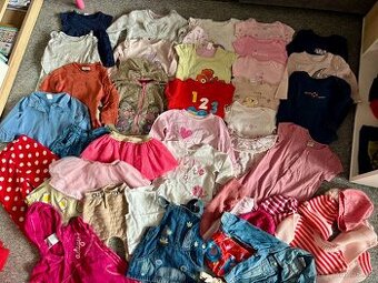 Balík oblečení - holčička 74-80