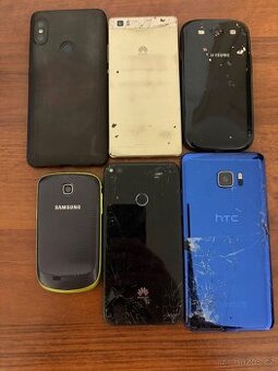 Telefony na díly / použití