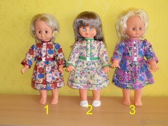 Šatičky na retro panenku 50 cm velkou - "Hamiro"