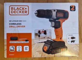 Vrtací šroubovák Black-Decker (s baterií)