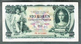 Staré bankovky 100 korun 1931