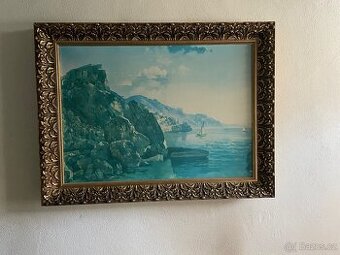 Výhled na Amalfi u Neapolu