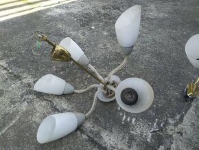 retro lustr + lampa - 1